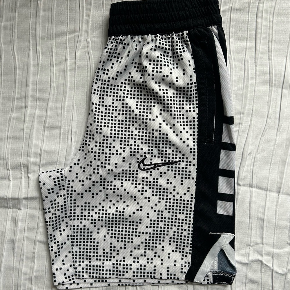 Nike Dri-FIT Black and White Shorts